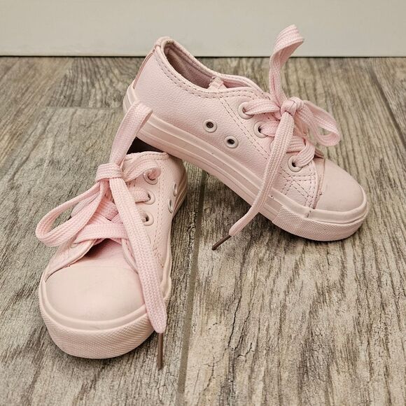 Cotton On Kids Pink Classic Trainer Shoes Size 8 - Picture 1 of 10